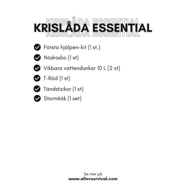 Krislåda Essential